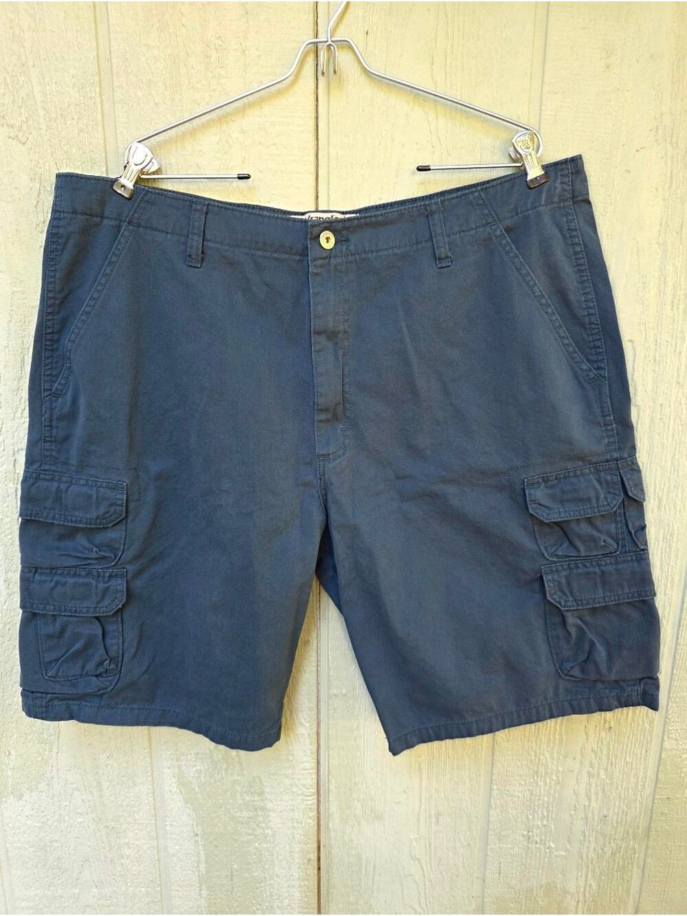 Wrangler Athentics Men's Cargo Shorts Slate Gray Size 40 SHO10 - Picture 4 of 14